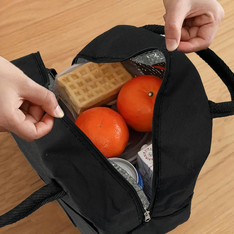 1Pc Fashion Bear Lunch Bags for Children Large Capacity Tote Picnic Drink Lunchbox Thermal Bag Portable Outdoor Office Food Bags image 3