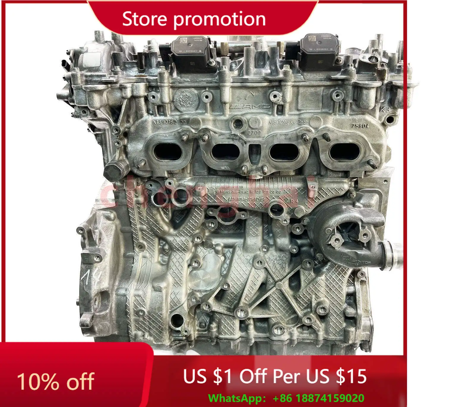 Двигатель M139 2.0 для Mercedes Benz A-Class CLA GLA AMG Mercedes C117 X156 W176 45 AMG 4Matic Bare Engine 139 980