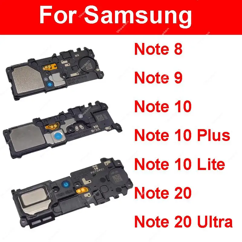 

Loudspeaker Buzzer For Samsung Note 8 9 10 20 Plus Lite Ultra Loud Speaker Buzzer Ringer Flex Cable Replacement Repair Parts