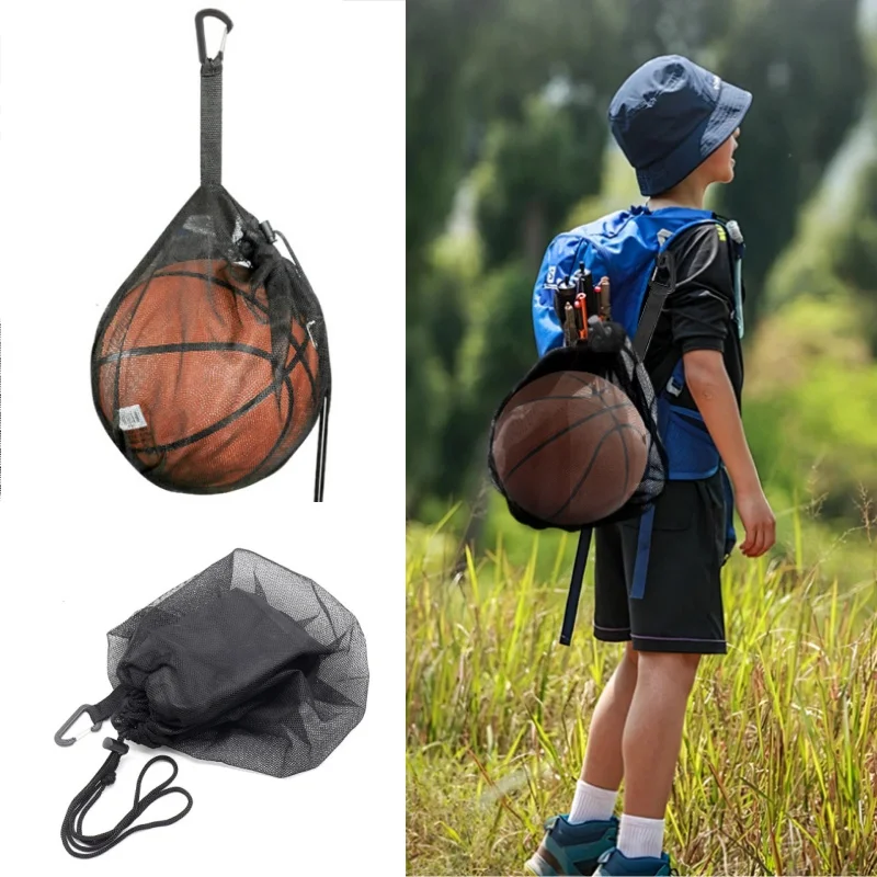 Universal Portable Basketball Net Bag Football Bag, Volleyball Drawstring Training Special For Sports Shoes 1-5Bag