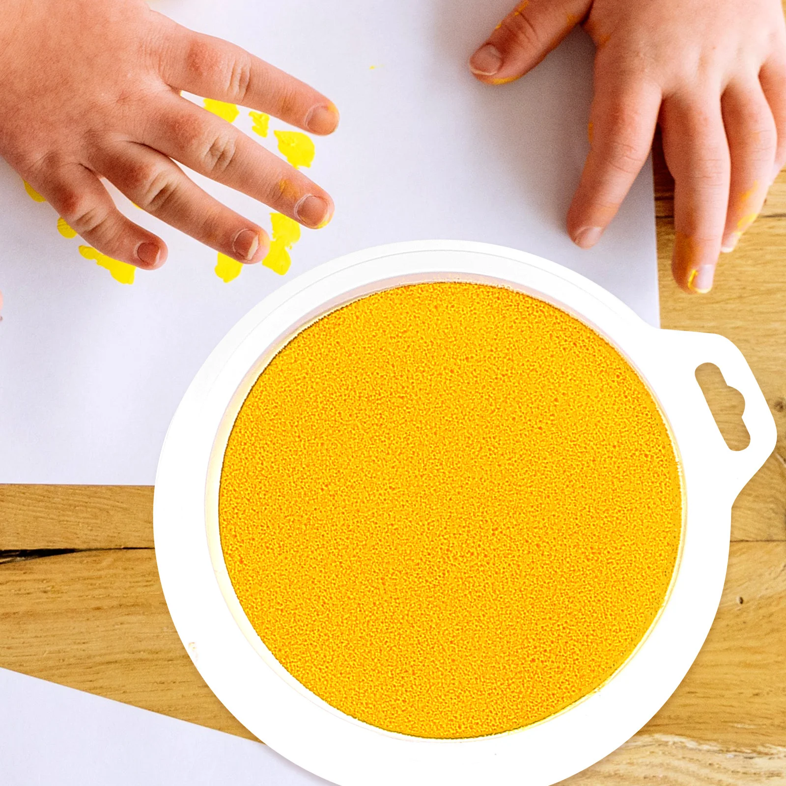 8 قطعة مختمة ملونة قابل للغسل منصات الحبر الحرفية Diy بها بنفسك إصبع اللوحة ختم الوسادة رياض الأطفال الأنشطة الفنية متعدد الألوان #4