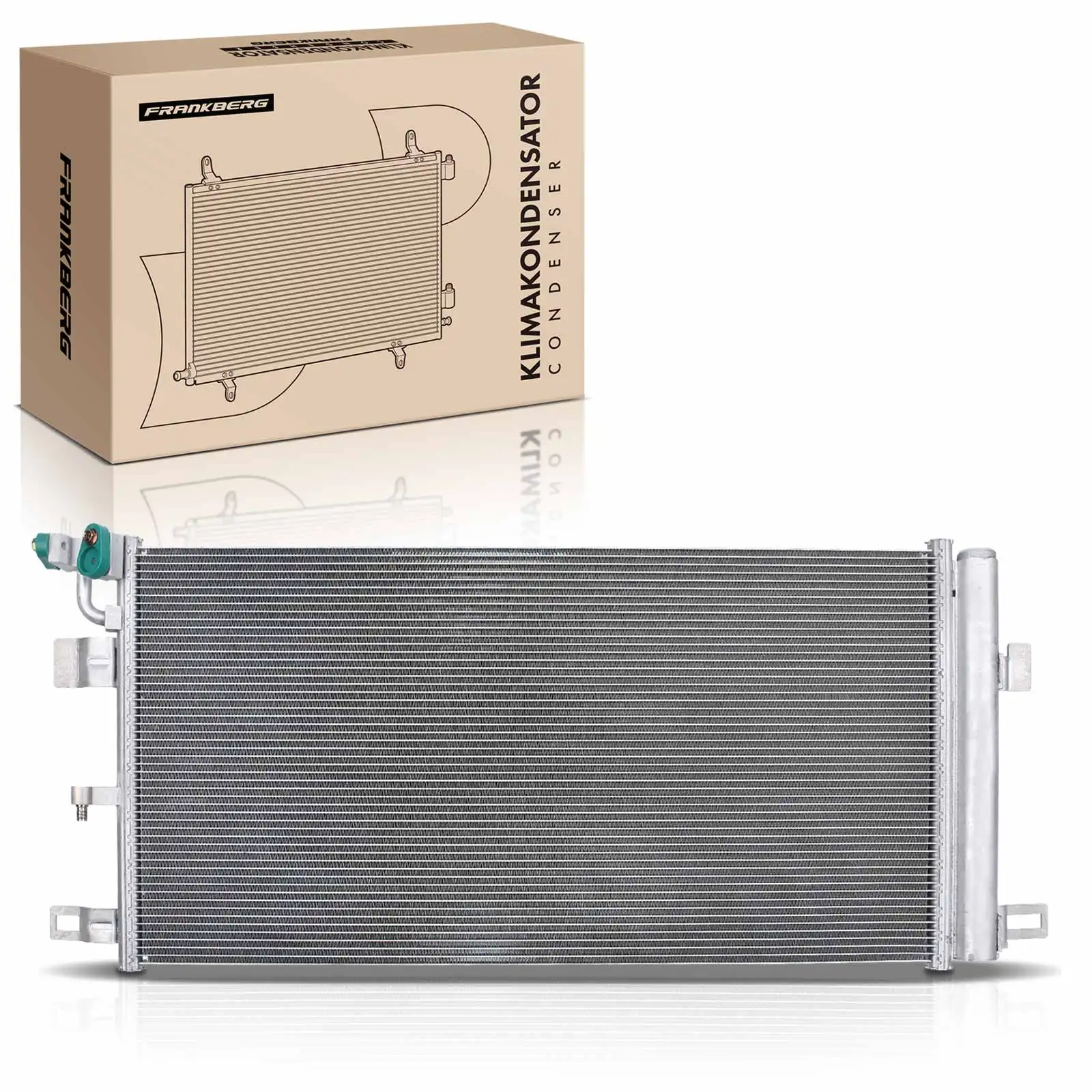 Frankberg 1x Condensator airconditioner voor Audi A4 8W A5 F5 A6 4A C8 A7 4KA CN30057PFC 8W0816421J 30057 AU3030140 8W0816421C