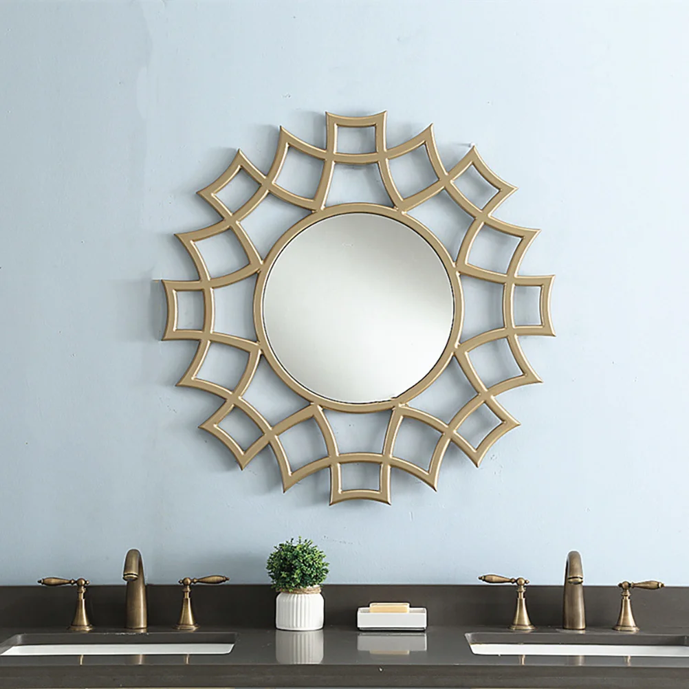 

3 Pcs Mirror Wall Decoration Decorative Sunburst Wall Mirror Decor Art for Living Room Bedroom Study Home Decor