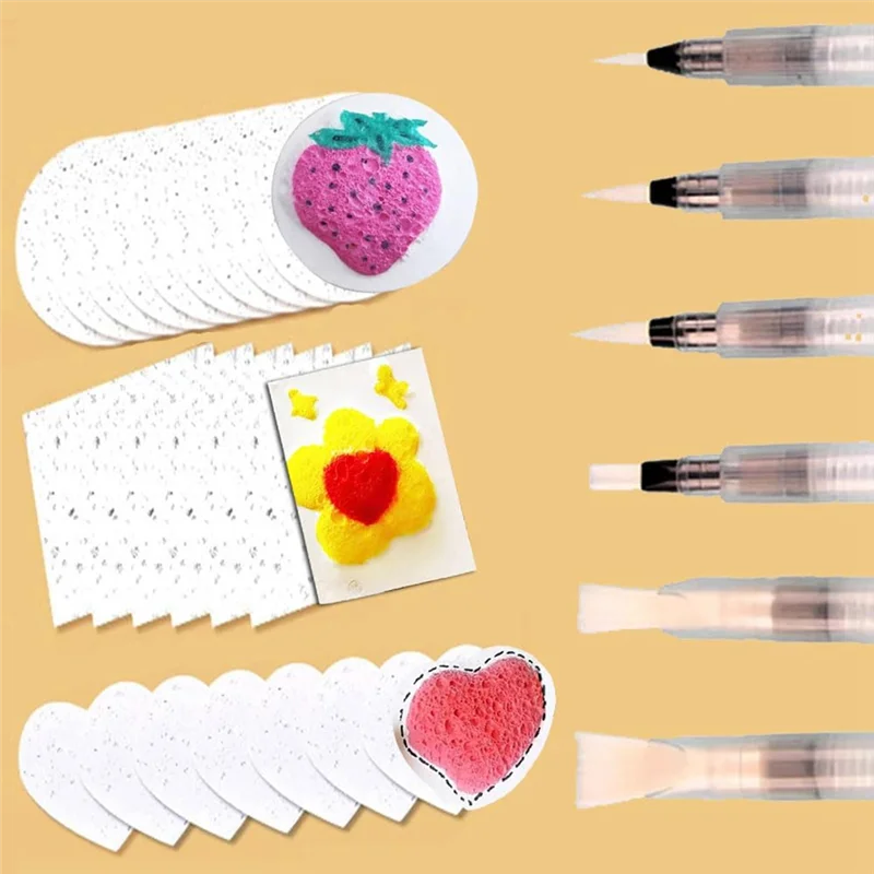 Frisches Schaumstoff-Texturpapier zum Ausmalen, geschwollenes Texturpapier für handgefertigte Bastelbedarf, DIY-Malpapier für Ki