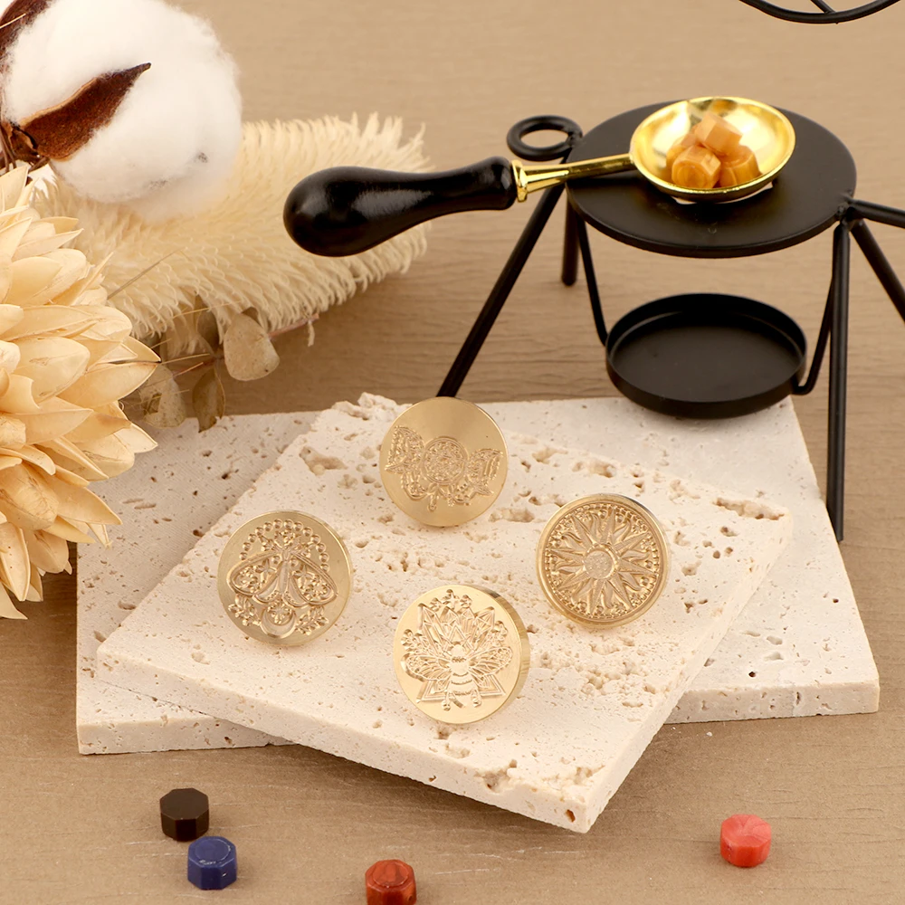 Cap lilin kepala matahari bula - Wax Seal Stamp Set ulasan dan harga