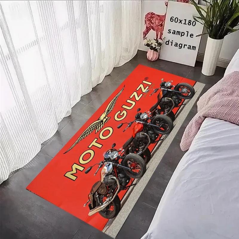 G-Guzzis Carpet Polyester Parking Mat Display Carpet Racing Cool Moto Display Motorcycle Mat Bedroom Anti-slip Home Rug