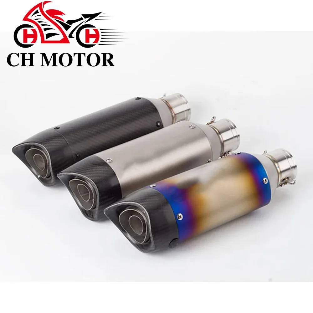 

Universal 51mm Motorcycle Exhaust Pipe Carbon Fiber High Quality Exhaust Escape Muffler DB Killer For R3 Z900 GSX750R K8 R6
