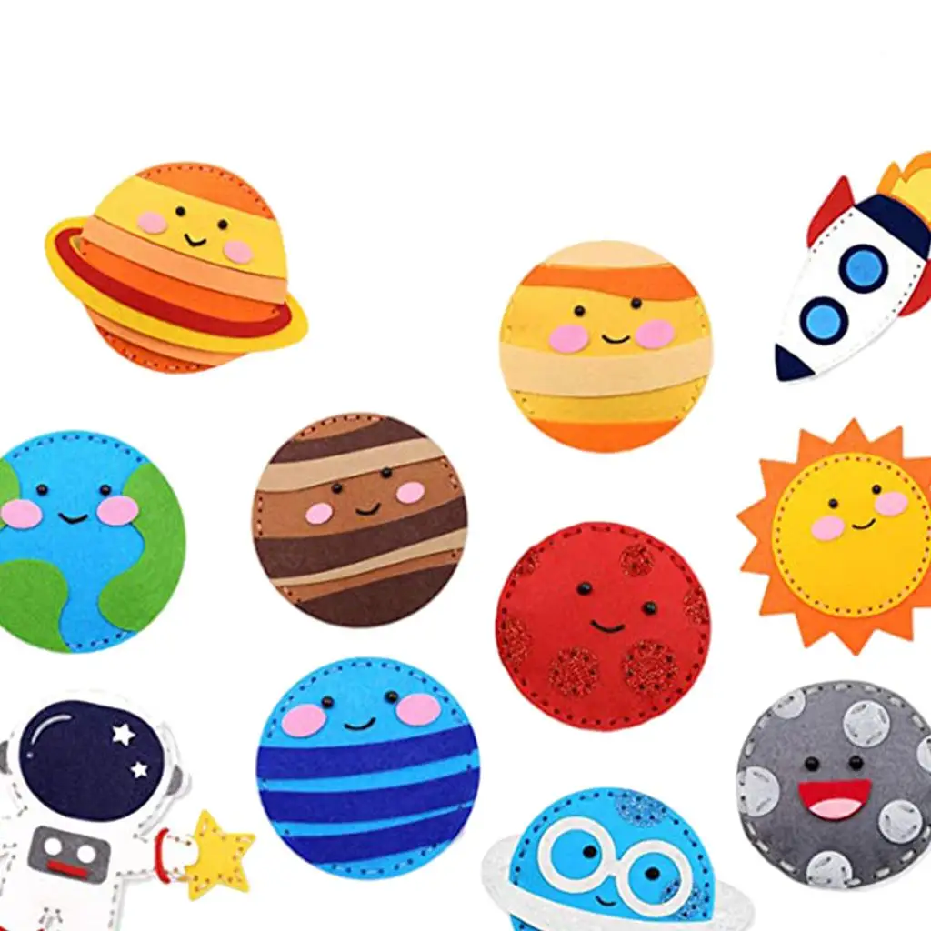 Kit de artesanato de costura DIY criativo para iniciantes para crianças conjunto de brinquedos de arte