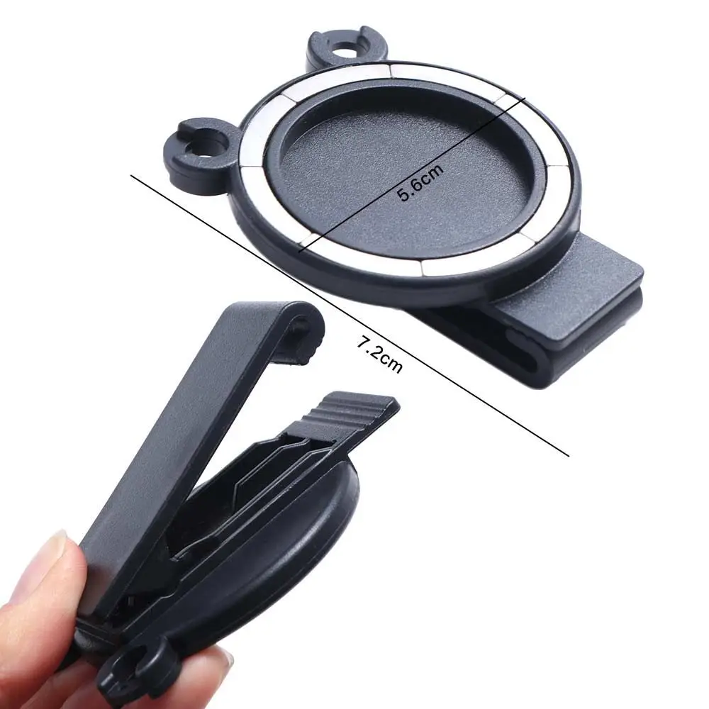 Free Hands Magnetic Phone Holder Spring Rope Metal Hook Phone Belt Clip Holder Detachable Quick Release Phone Backpack Clip