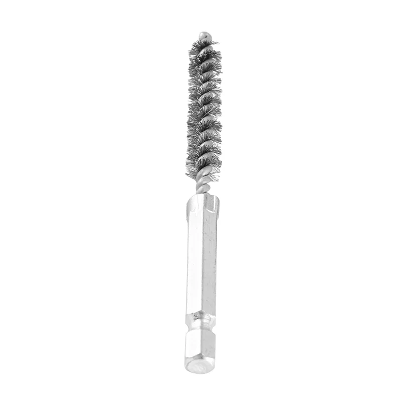 

YWDZ-20Pcs Stainless Steel Bore Brush In Different Sizes 1/4Inch Hex Shank,Wire Brush Attachment For Drill Set