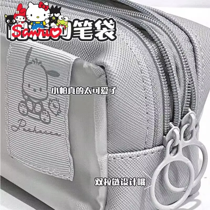 

Sanrio Melody Kuromi Hello Kitty Cinnamoroll Little Red Book Same Pacha Dog Pen Bag Ins Pencil Case Student Stationery Bag