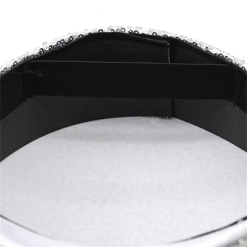 

652F Привлекательная шляпа капитана невесты, карнавальная шляпа со стразами для свадебного выпускного вечера