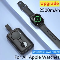 Power Bank 2500mAh Fast Watch Wireless Charger Powerbank For All Apple Watch iWatch 1-10 SE Ultra Portable External Battery Pack