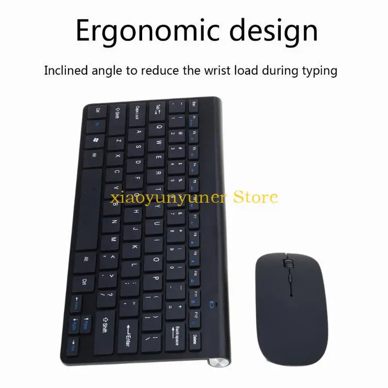 

P9JB 2.4Ghz Mini Multimedia Keyboard Mouse Combo Wireless Keyboard and Mouse Set for Notebook Laptop Desktop PC Lightweight