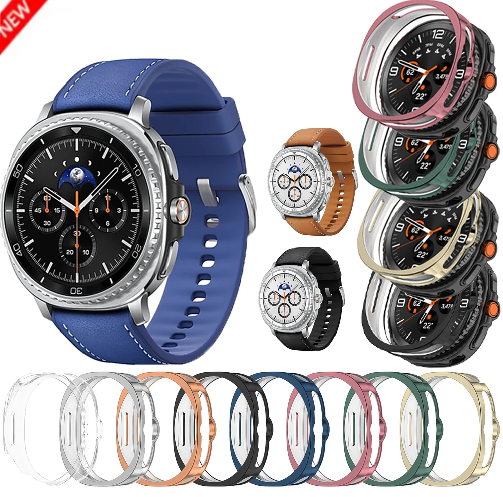 Hollow Out TPU Case For Samsung Galaxy Watch 8 Classic/Ultra 2 Watch Cover Screen protector Watch Shell Replacement Accessories