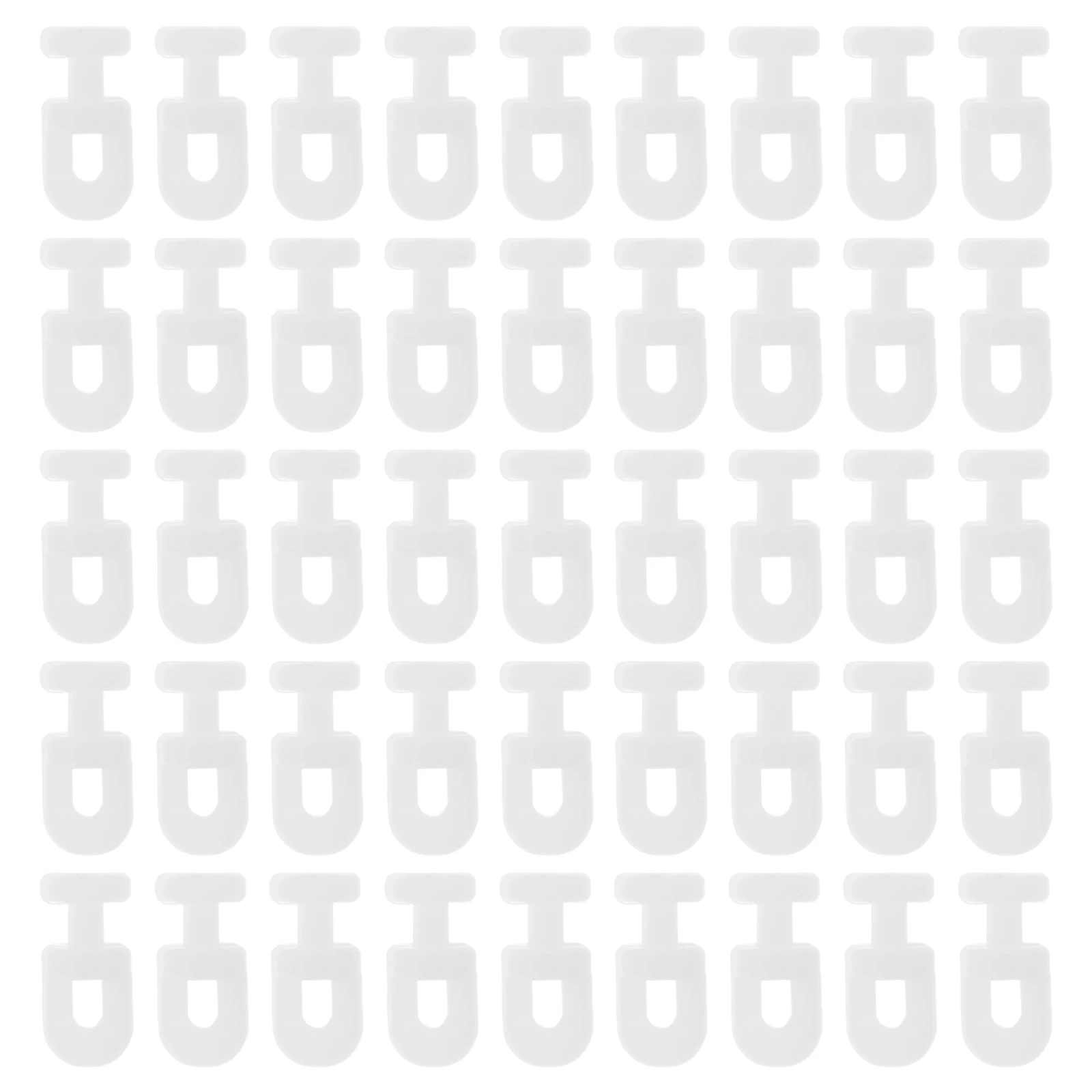 

200pcs Plastic Curtain Rollers Universal Pulley Smooth Sliding Track Clips Curtains Drapes Window Bedroom Office