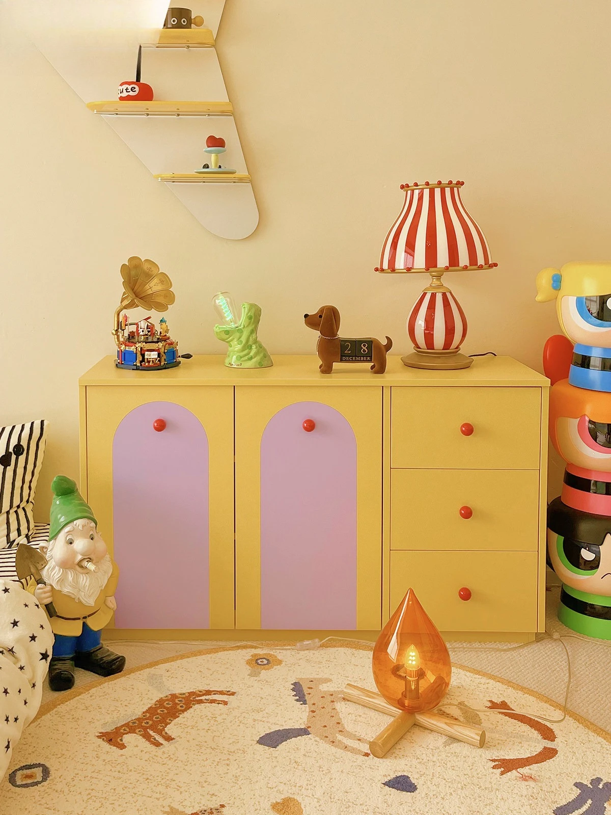 Dopamine, bedside table, bedroom, multi-function, storage chest, household, dresser, porch