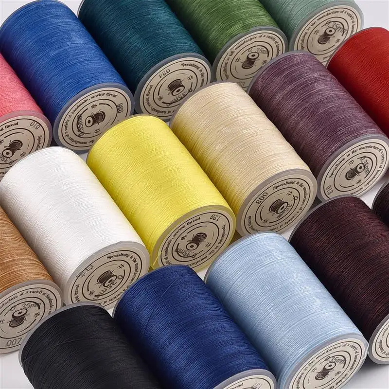 160mm Polyester Waxed Line Leather Craft Sewing Wax Thread Cord 0.35mm Round Leather Sewing Wax Thread DIY Necklace Bracelet