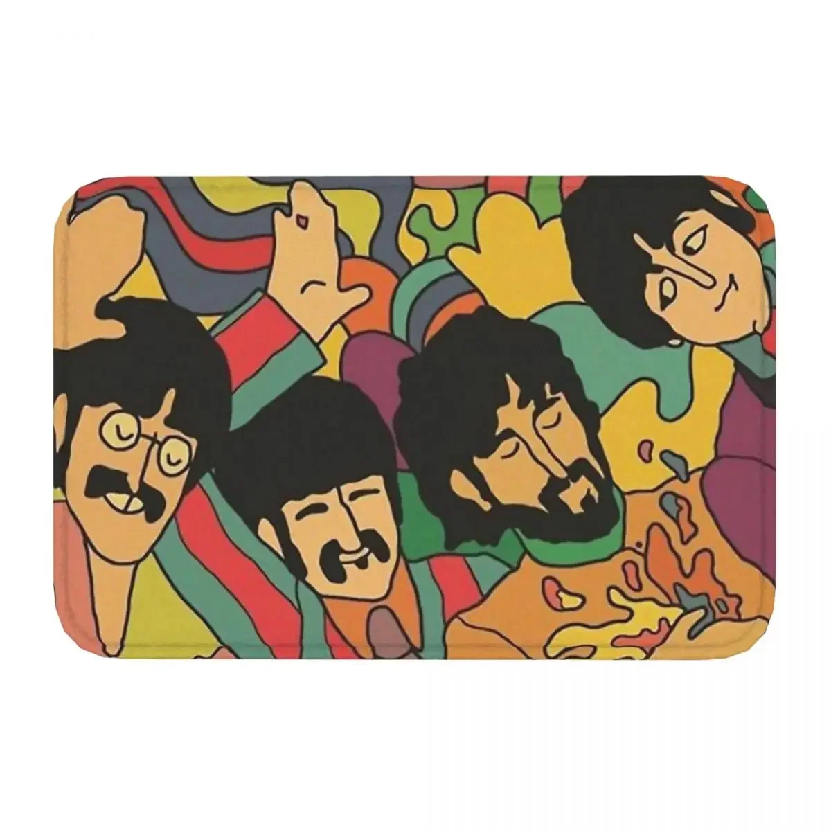 The Beatle Band Non-slip Doormat Fanart Carpet Living Room Bedroom Mat Outdoor Indoor Decorative