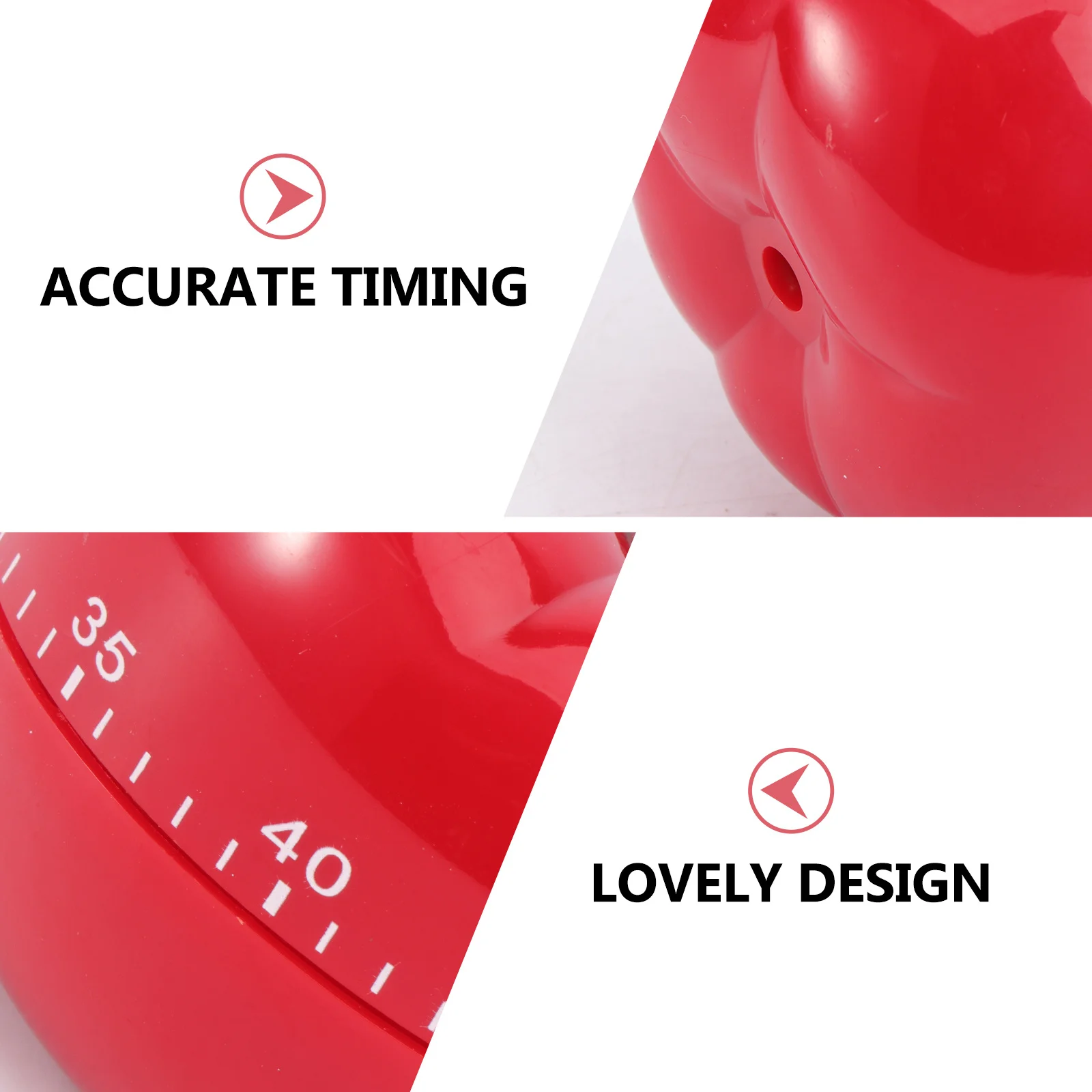 

1 Piece Kitchen Timer 60 Min Mechanical Countdown Timer for Baking Cooking Eggs Pancakes Cakes with Loud Alarm Preschool