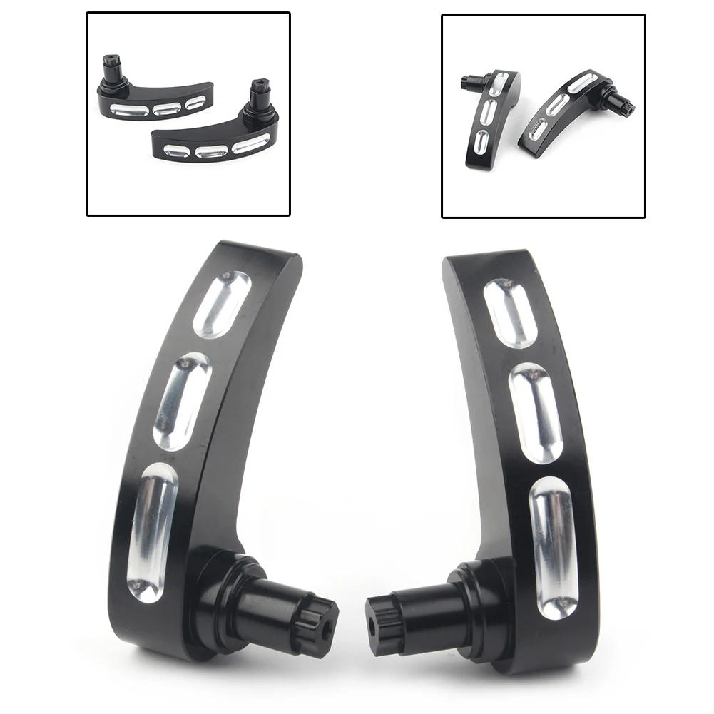 Motorcycle Saddlebag Lid Lifter Latch Levers For Harley Touring Electra Road Street Tri Glide 2014 2015 2016 2017 Black