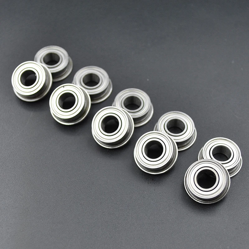 

10pcs F682 F683 F684 F685 F686 F687 F688 F689 ZZ 2Z Miniature Flanged 682 683 684 685 686 687 689 Flange Bearing Ball Bearings