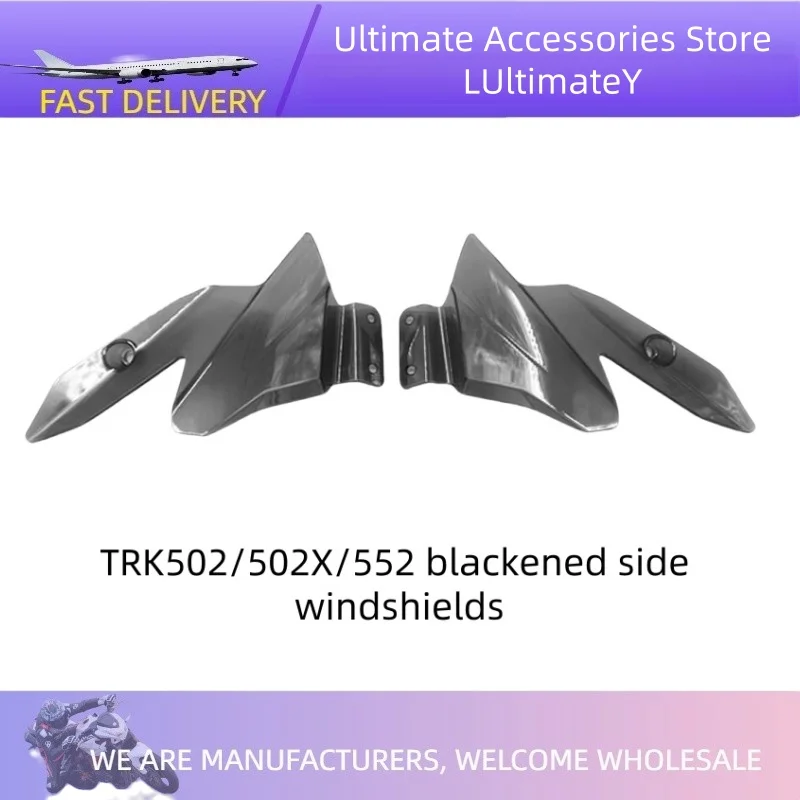

For Benelli TRK502 TRK502X 552x552 BJ500GS-A Front Left Right Motorcycle Windshields Windscreens Gray