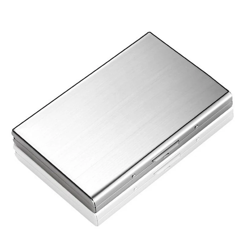 

Portable Anti-Theft Magnetic Stripe Protection Metal Card Holder Wallet ex Cact RFID Bloing Stainl Steel Cards