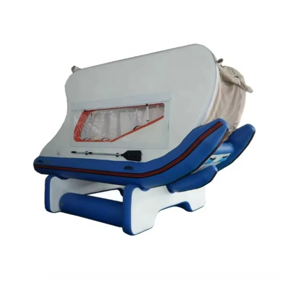 قارب قابل للنفخ جديد بحجم مخصص من SHUNYUAN مع محرك كهربائي بسعة 100-500 كجم للركاب لليخوت العائمة في الهواء الطلق #5