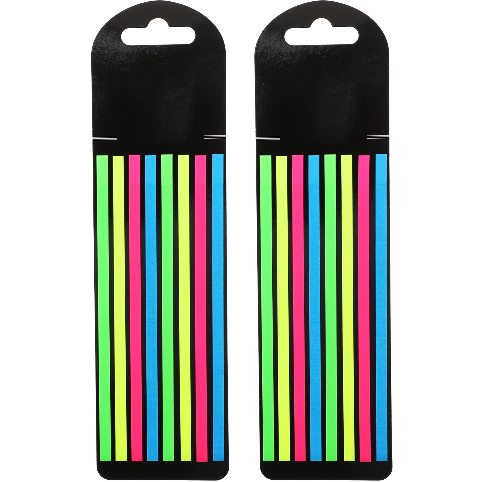 2pcs Sticker Sentence Strips Highlighter Reading Guide Bookmarks Accessories Transparent Colorful Practical Gifts