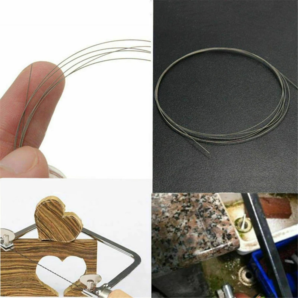 Superfine Diamond Cutting Wire 1m DIY Tool Coping Saw Blades Jade Metal Marble Granite Stone Glass Wood Jewelry Wire Saw Cutter