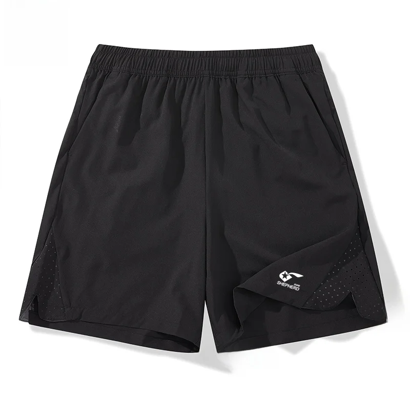 Outdoor Leisure Sports Running Fitn Badminton Qui Dry Ice Silk Breathable ort orts Men's Five-Quarter Length