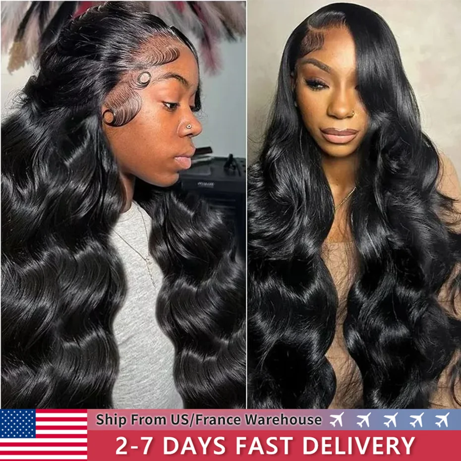 30 32INCH Body Wave 13x4 Lace Front Wigs Brazilian 13x6 Lace Front Wigs Human Hair 4x4 Lace Closure Wig For Women Bling Hair