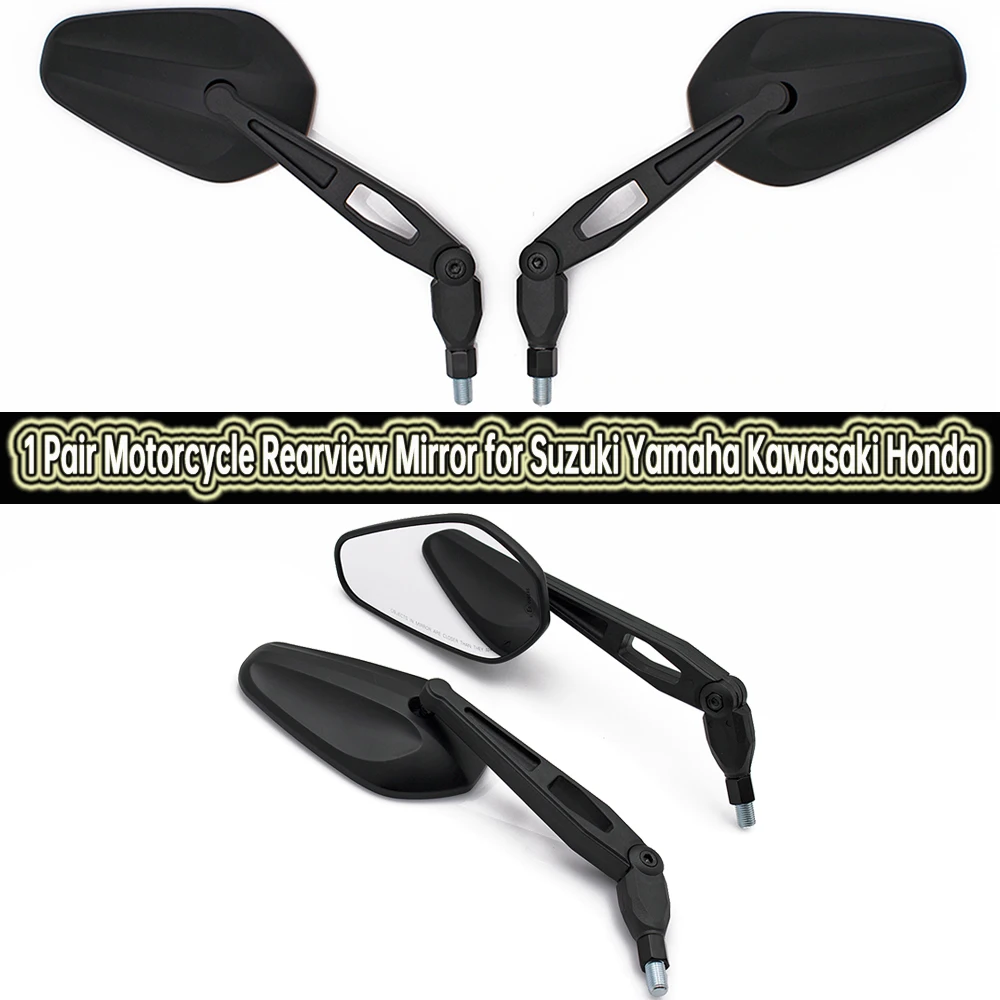 For Suzuki Yamaha Kawasaki Bonneville Tiger 1200 Explorer Tiger 800 Electric Scooter Rearview Mirror 10mm Motorcycle Mirror