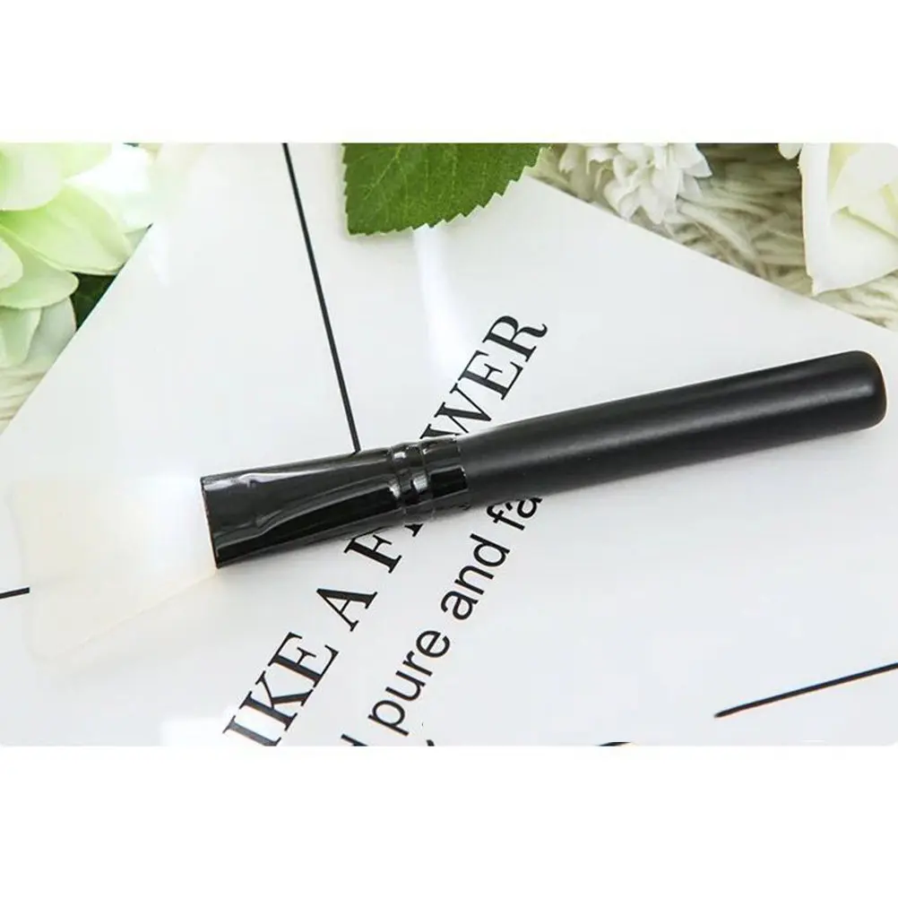 مجموعة من 4 فرش سيليكون لتطبيق قناع الوجه للأنف والحواجب والشفاه والخدود، مناسبة للبشرة الحساسة ولتطبيق الكريمات واللوشن بلمسة لطيفة