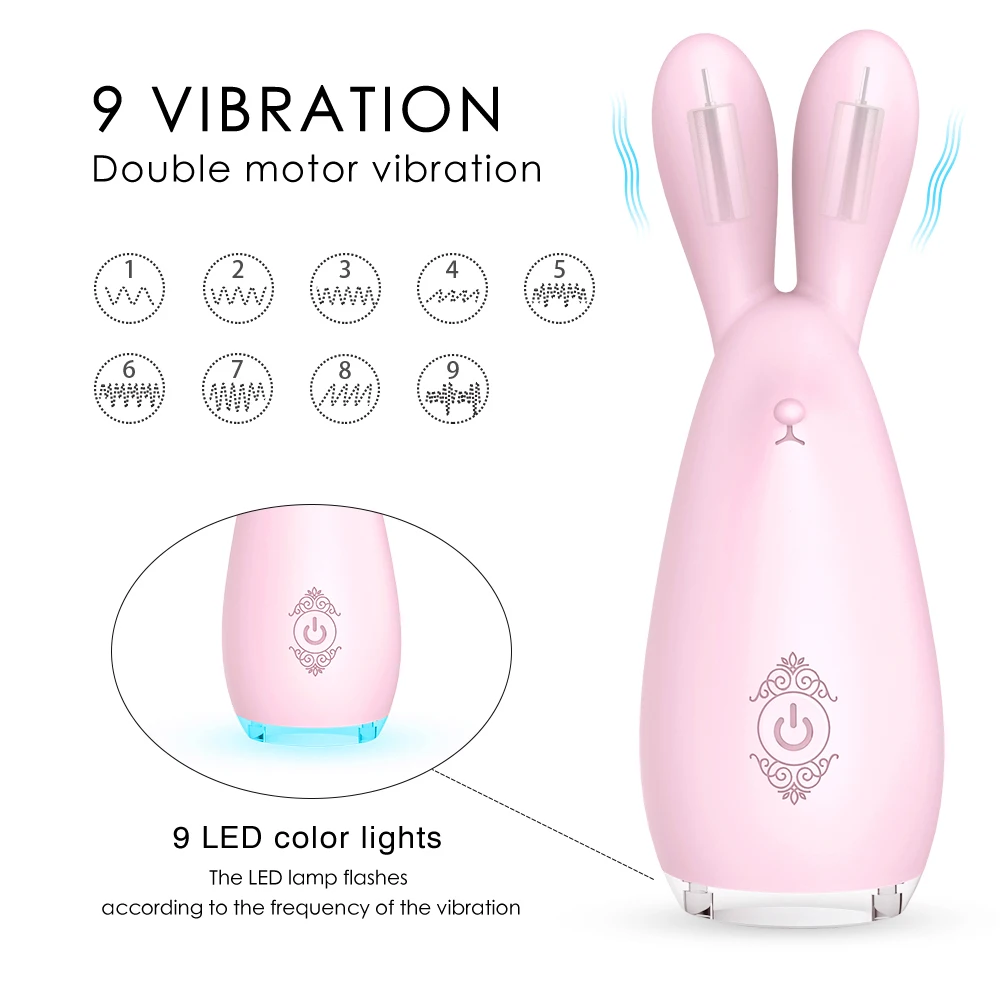 Rabbit Clitoral Stimulator Vibrators For Women Vagina Clit Massager For Nipple Blowjob Female Masturbation Sex Toys For Adult