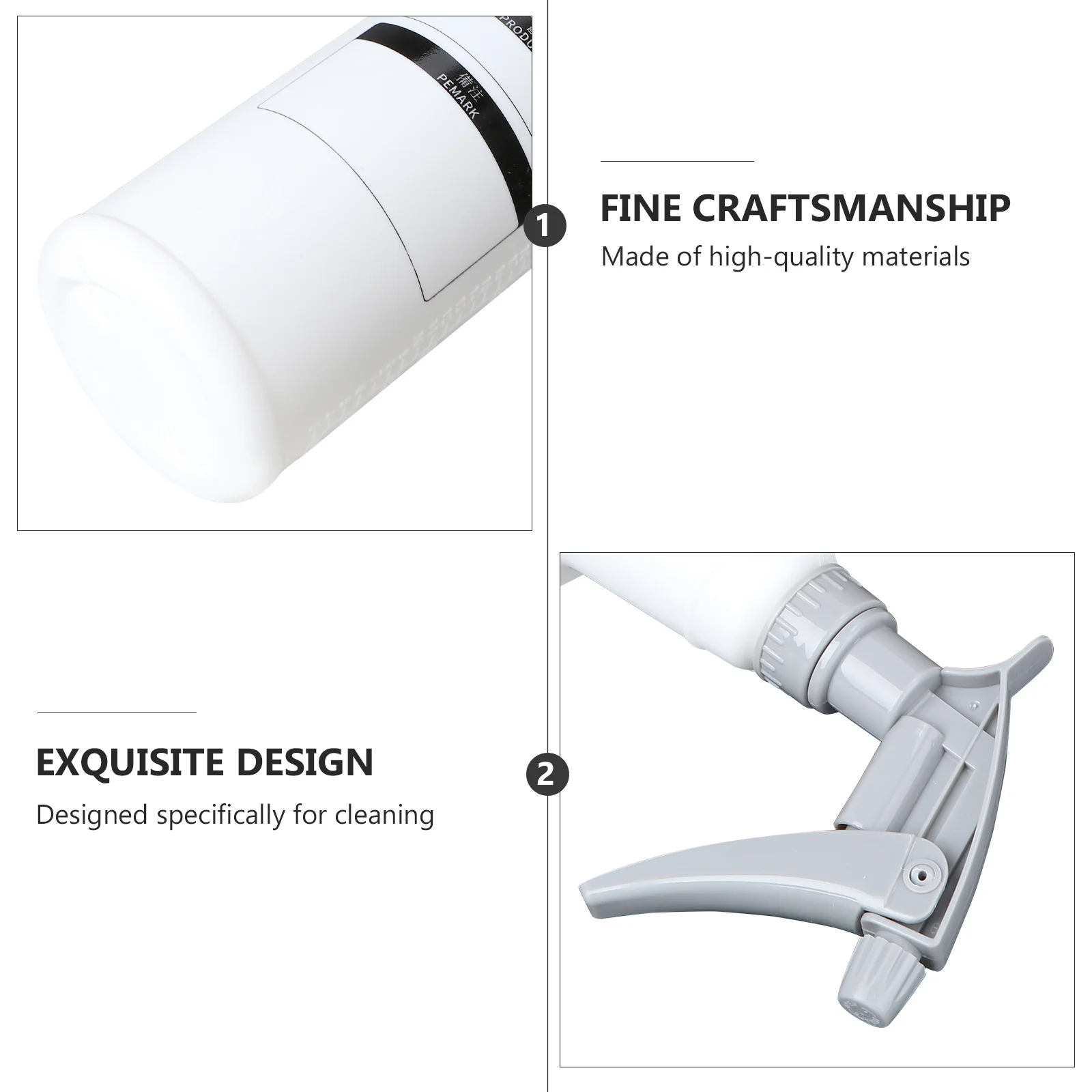 

1pc Spray Bottle For Cleaning Car Large Capacity Refillable Plastic Watering Can Portable Mist Sprayer For Car Shampoo