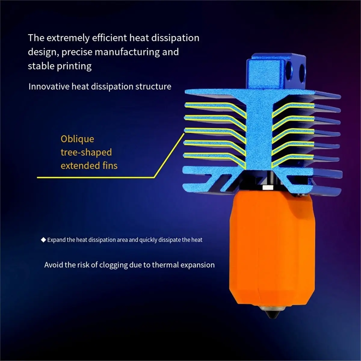 For Lab X1/X1C Upgrade Hotend Kit One-Piece Bimetal Hardened Steel Nozzle Hot End 0.4mm with Fan 3D Printer Parts