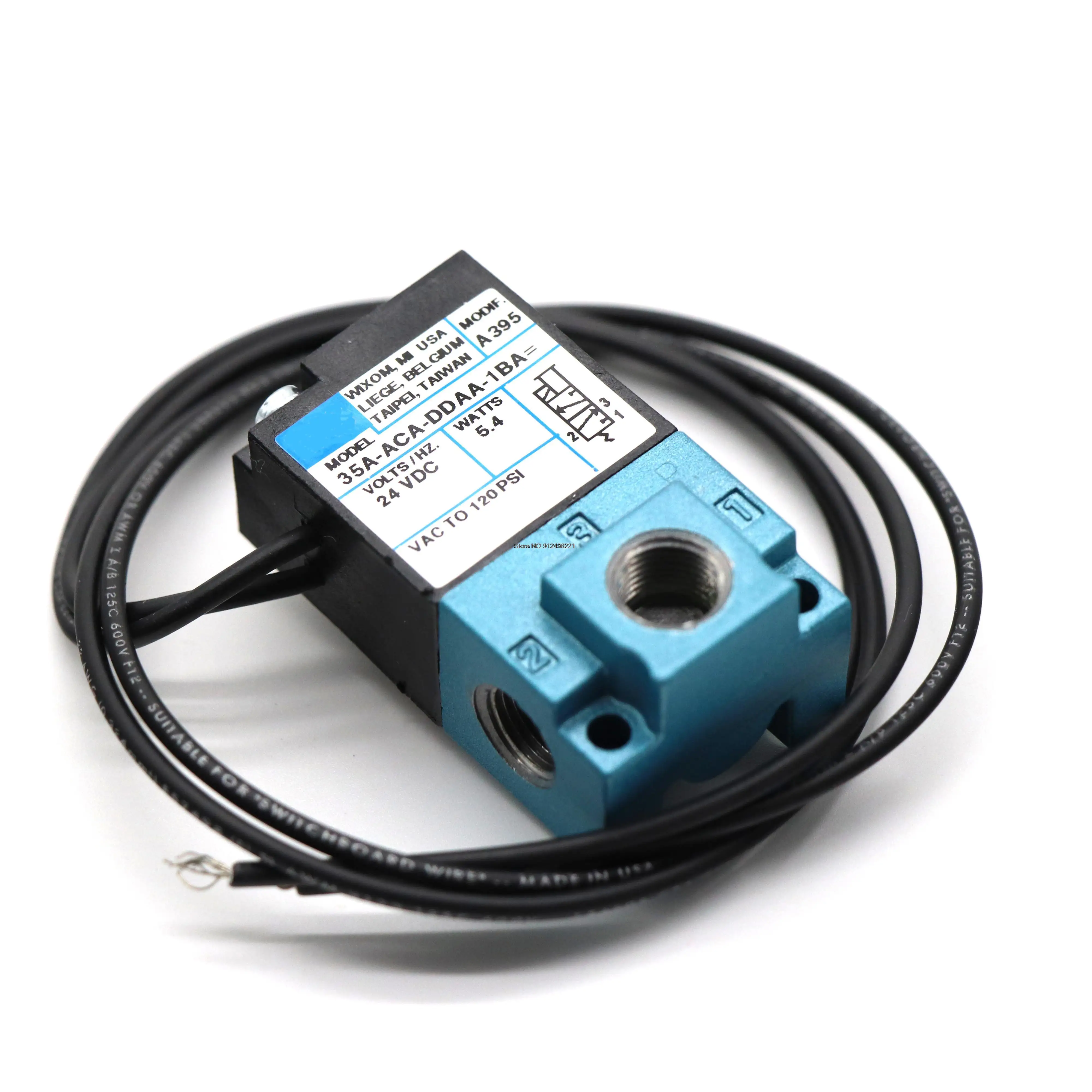 MAC 3 Port Electronic Boost Control Solenoid Valve 35A-ACA-DDBA-1BA 35A-ACA-DDFA-1BA 35A-ACA-DDAA-1BA With Brass
