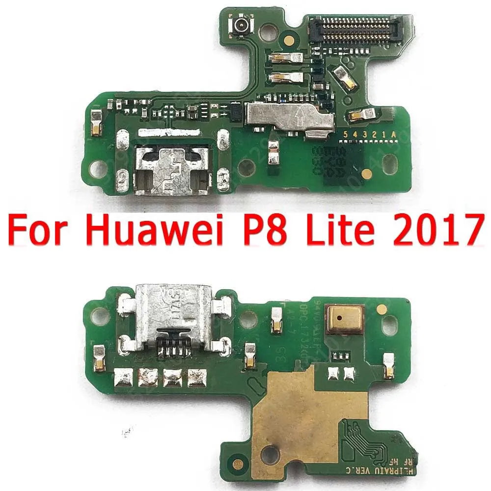 USB Charging Dock Board For Huawei P8 Lite 2017 P9 P10 Plus Charger Port Flex Cable Socket PCB Connector Repair Replacement