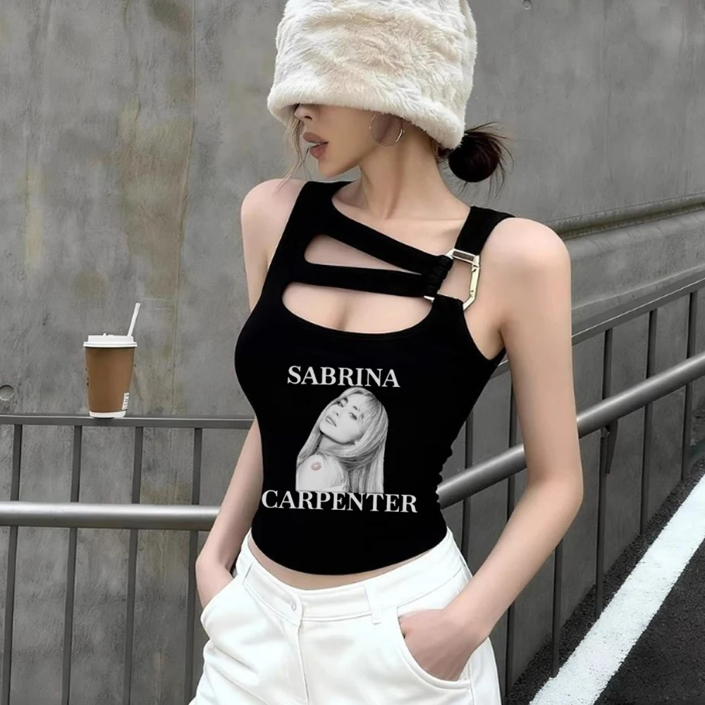 Sabrina Carpenter crop top ladies grunge scene  dollette kawaii party top tees funny dollette jojifuku cute clearance sales