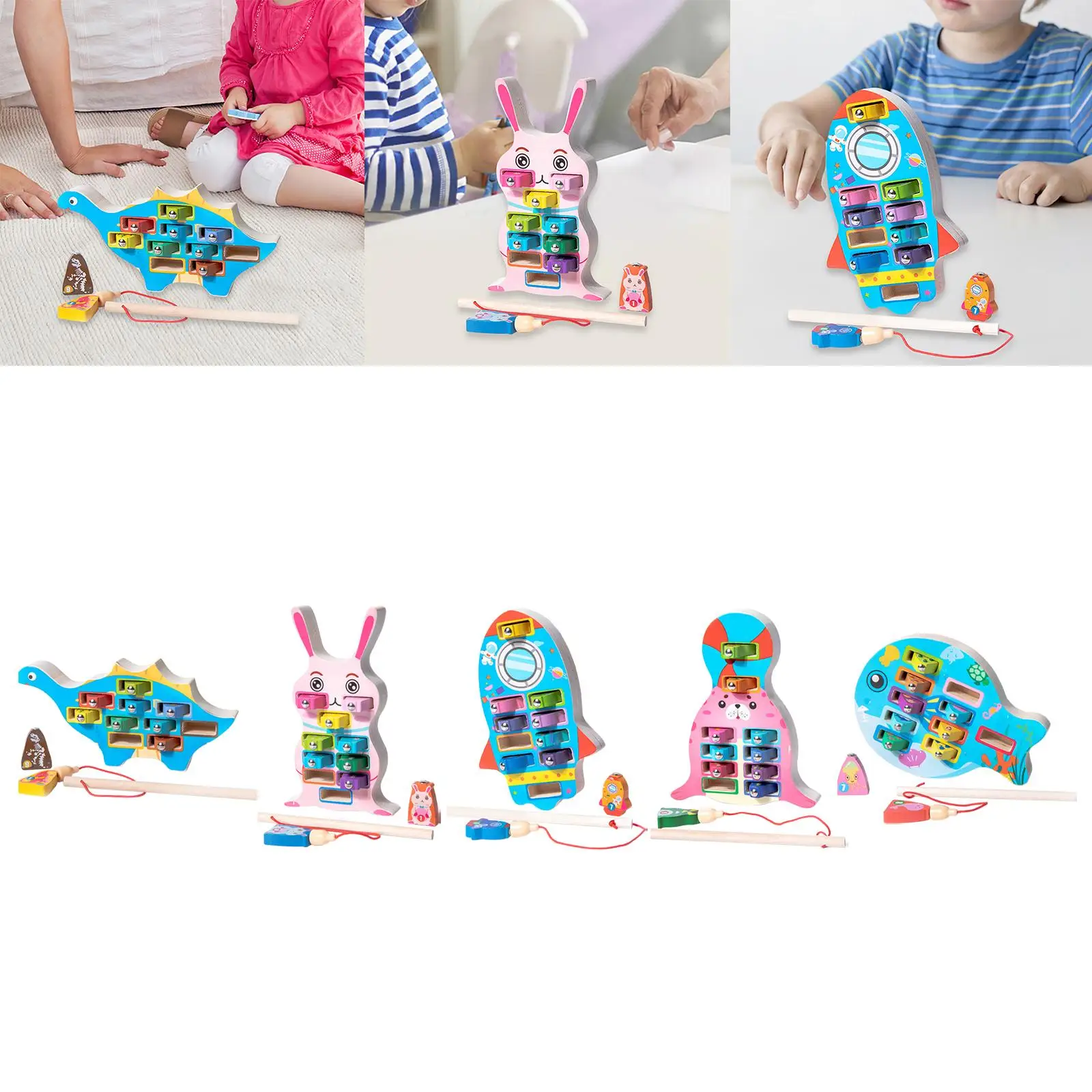 Magnetisches Holz spielzeug Angels piel Hand Auge Koordination Lernen pädagogisch für Kinder Baby Jungen Mädchen Kinder Party Gefälligkeiten