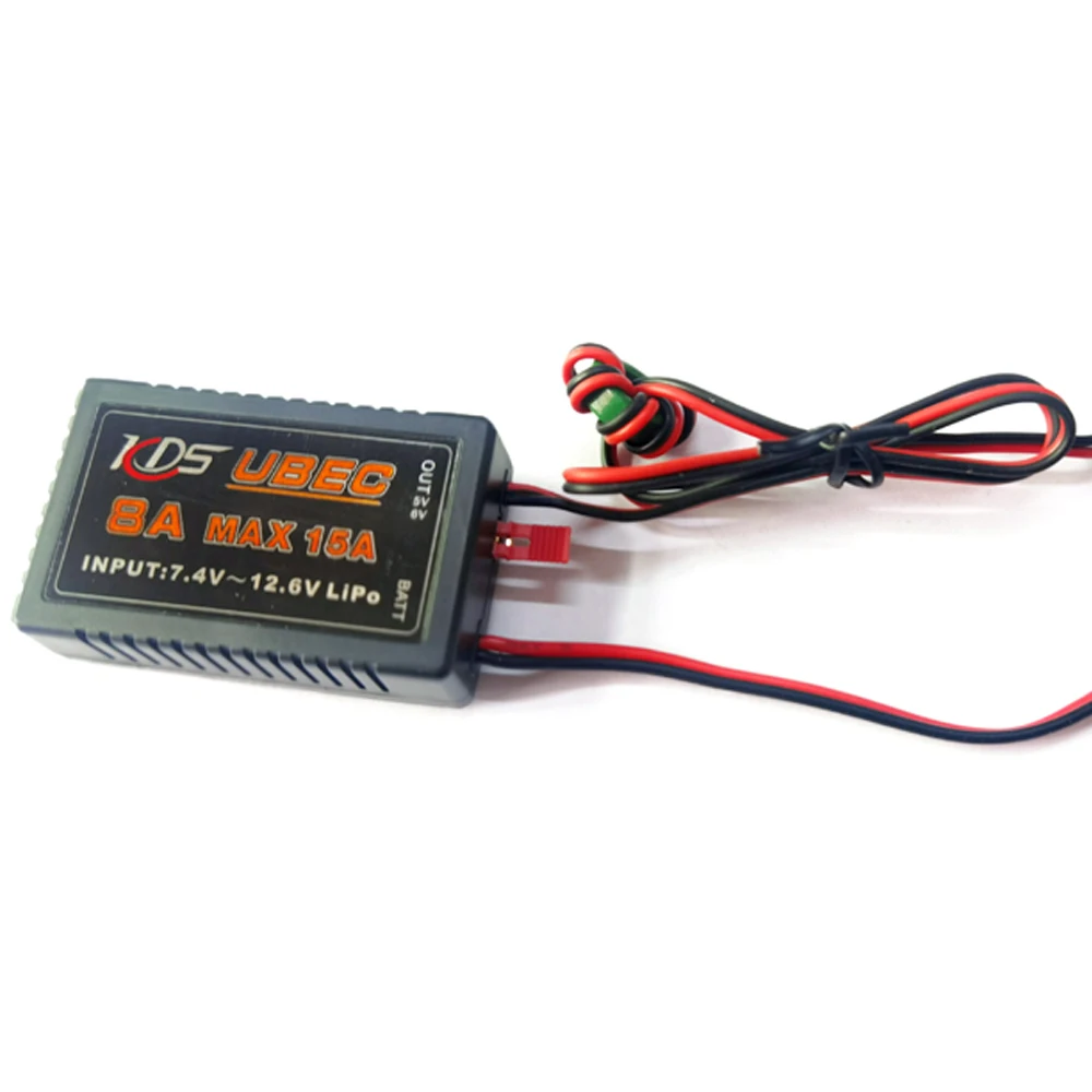 High Current KDS 8A-15A 2-3S Switchable UBEC 5V/8A or 6V/8A Output Servo Step-Down Module For RC Car Fix-Wing Airplane Parts