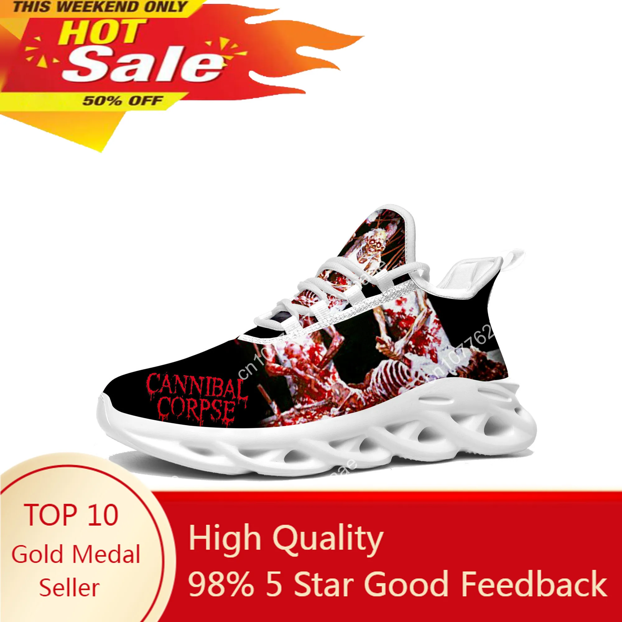 Cannibal Corpse Flats Sneakers Mens Womens Sports Running Shoes High Quality Sneaker Customization Shoe Lace Up Mesh Footwear