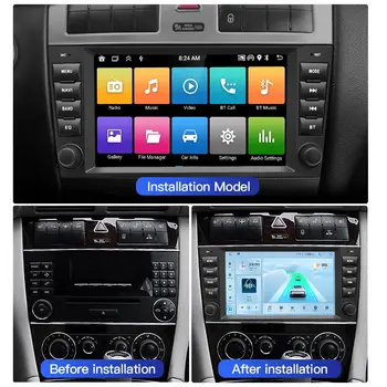 Pro Mercedes Benz třídy C CLC W203 C180 C200 C220 8 palcový Carplay video přehrávač Autorádio Multimediální autorádio Android 13 Auto BT 8 nejlepší prodej dotykové video pro Mercedes Benz C200 - №7