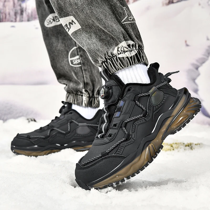 2026 Mech explosion popcorn rotating button casual shoes men's shoes dad shoes