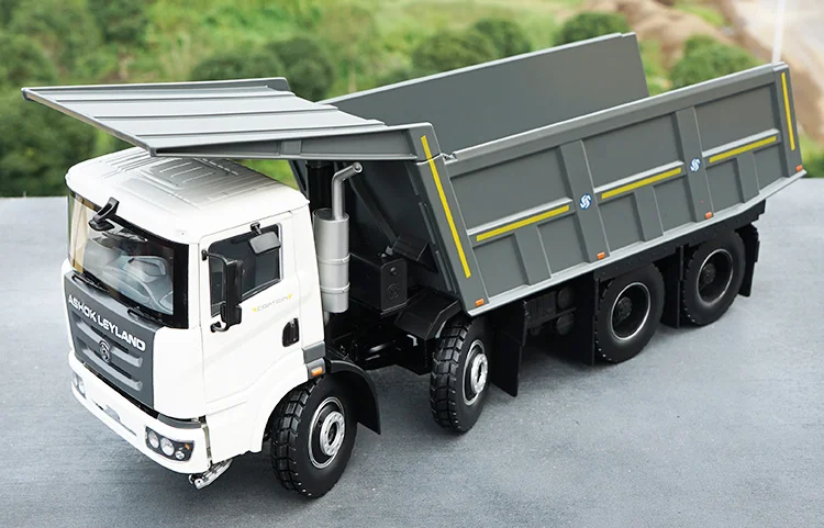 

1:24 Die-casting India Ashok Leyland Captain Dump Truck Model Collectible Gifts Souvenir Toys