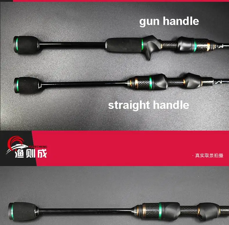 ZZ279 1,5m 1,68m 1,8m 2,1m Spinnrute (gerader Griff) oder Casting-Rute (Gun-Handle) UL Angelrute mit solider Spitze 1,0mm Köder 0,5g - 8g, 2 Spitzen – Detail 11