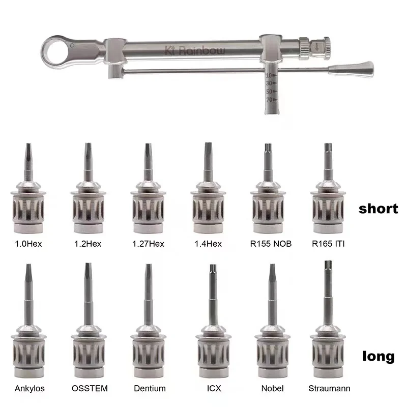 Dental Implant Restoration Kit Dentistry Materials  Torque Screwdrivers Wrench Repair Tools Sets Oral hygiene dental Instruments