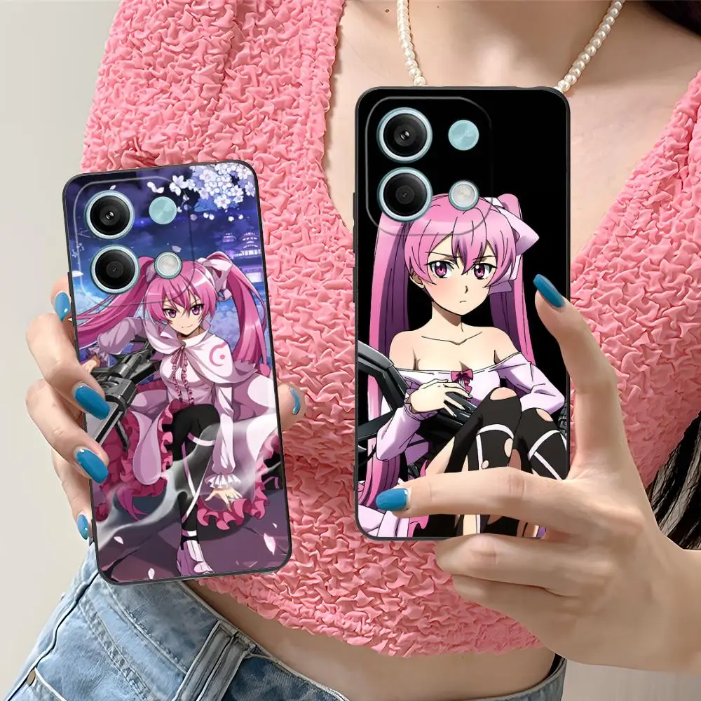 Akame Ga Kill Mine حافظة هاتف محمول لهاتف Xiaomi Redmi Note 14 13 12 11 S Pro Plus 4G 5G غطاء طباعة ملون للهاتف الذكي #4